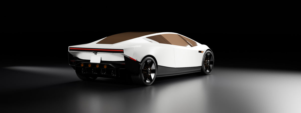 Tesla Roadster 2026 3D model – rear three-quarter studio render
